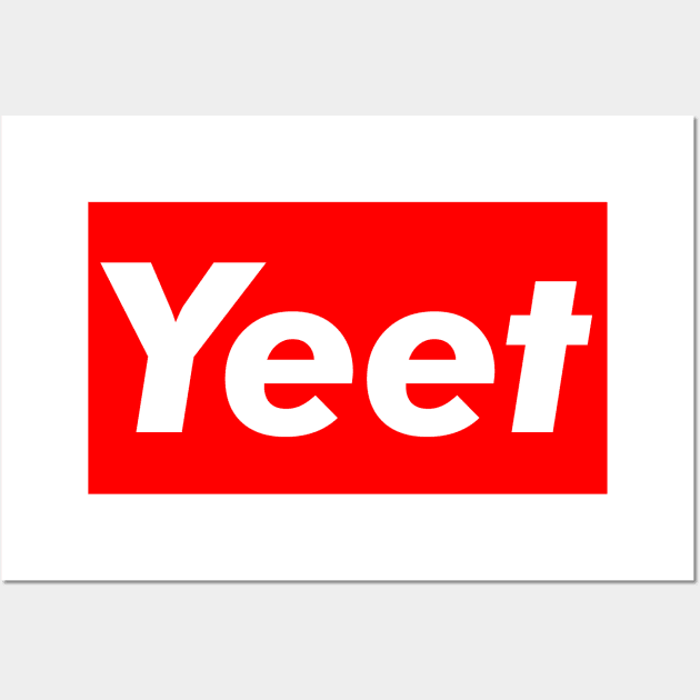 Yeet Meme Wall Art by mangobanana